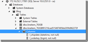 a separate distributed temp table is created to prestage data